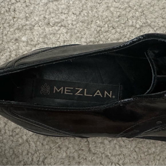 Mezlan Opera Men's 13M Black Patent Leather Formal Tuxedo Dress Shoes - Picture 4 of 6